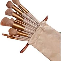 13 Pcs Makeup Brushes Set, Foundation Powder Concealer Eyeshadow Blush Highlighter Eyebrow Brush Make up Brush Set, Travel Makeup Brushes with Cloth Bag for Beginner and Makeup Artist (multi)-image-19