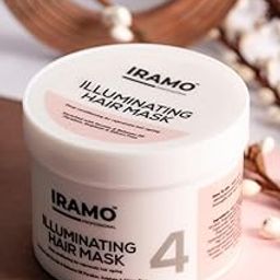 IRAMO Professional Illuminating Hair Mask Revitalizes dry and Damaged Hair,300G-34