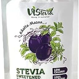 VIStevia Natural SugarFree Khatta Mazaa Calorie Free Stevia Concentrate for Diabetics, Weight Loss, Serves 10-12 Glasses - 150 ml…-image-45