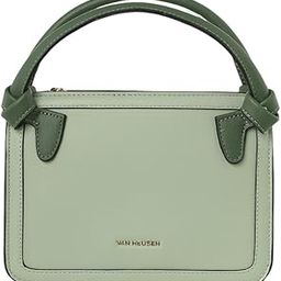 Women's Satchel Bag |Pastel Shade|Mint| Crossbody Detachable Strap-image-68