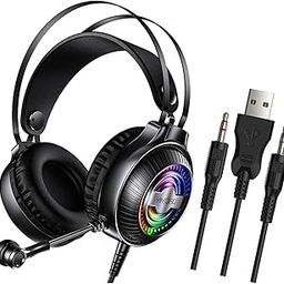 FASHIONMYDAY® Bass Stereo Over Ear Gaming Headset Headphones for Gamer Black | Computers/Tablets & Networking | Laptop & Desktop Accessories | Headsets-picture-19