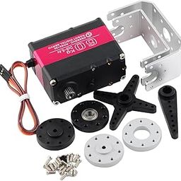 DSServo RDS5160 Servo 60 kg RC Digital Servo High Torque Mental Gear 180 Degree with U-Shaped Mount Disc for 1/5 RC Car Robotics DIY Projects-image-38