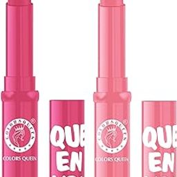 Colors Queen Queen Lips Color Lip Balm | Non Sticky, Hydrating & Nourishing For Dry Chapped Lips | Lip Balm for Men & Women Enriched with Shea Butter (Pink Candy & Girl Kiss)-21