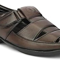 Maxx Shoes Men's Stylish Black Formal Sandals | Comfortable & Durable Office Wear SAN_003-image-96