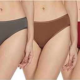 Solid Low Rise Cotton Bikini Panty Pack(Pack of 3)-picture-17