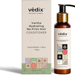 Vedix Conditioner, Ayurvedic Vartha Hydrating No-Frizz Hair Conditioner With Rice Water + Fenugreek + Mango Butterfor Frizz-Free Hair - 100 ml-picture-24
