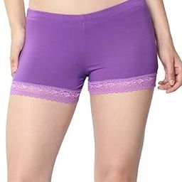 Hugged Fit Ultralight Hot Laced Shorts for Womens|Laced Short for Women - Underskirt Panty Laced Short for Night Wear-image-87