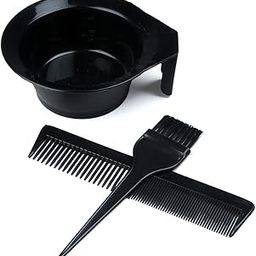 VEDETIC Plastic Dye Brush and Mixing Bowl with Comb - Includes Hair Dye Bowl, Colouring Applicator Brush and Hair Comb for Salon and Home Use (1 Comb, 1 Bowl, 1 Brush)-image-85