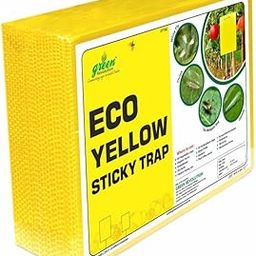 25-Pack Dual-Sided Yellow Sticky Traps Non-Toxic For Fungus Gnats, Aphids, Whiteflies, Leafminers, Thrips, Midges, And Other Flying Plant Insects (Twist Ties Included).-30