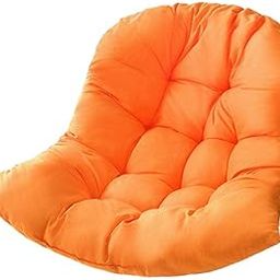 UJEAVETTE Replacement Hanging Chair Cushion Soft Camping Cradle Chair Pads Cover Orange-image-56