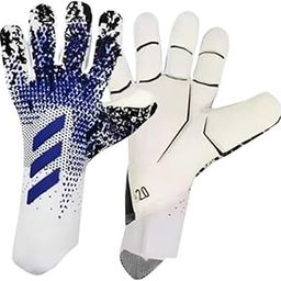 LOOM TREE Goalkeeper Gloves Thickened Equipment Hand Protection Goalie Training Gloves Blue Black Size 7 | Team Sports | Soccer | Clothing, Shoes & Accessories | Gloves-image-69