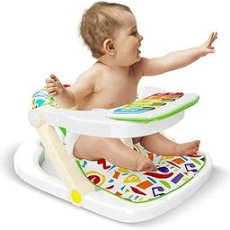 Lifelong Cuppy Sit-Me-Up Baby Seat with Detachable Piano | Foldable & Baby Sit Up Training Seat | 3-6 Months with Feeding Tray | Foldable Design for Easy Storage, Soft & Comfortable Seat with Safety-32