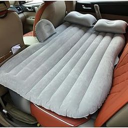 Oshotto Multifunctional Car Travel Bed Mattress with Two Air Pillows, Car Air Pump Compatible with Jeep Grand Cherokee (Grey)-image-56