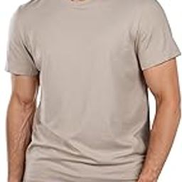 Men Beige Round Neck Solid Regular Fit Cotton Tshirt (8905550188661, Beige, L)-image-90