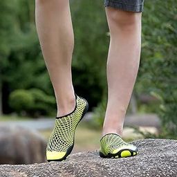 calandis CALANDIS™ Unisex Women Men Slip on Quick-Dry Water Shoes Beach Swim Shoes EU 46 Yellow | Athletic | Men's Shoes-picture-18