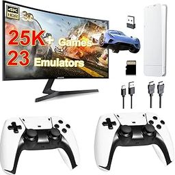 Wireless for TV HDMI Gaming Plug & Play Video Game 4K HD Game Stick| Wireless Stick with Game Built-in 20,000+ Games & 64Gb, 23 Emulators TV Gaming Console for Kids 5 Years to 17 Years-image-56