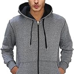 Hoodies for Men Sweatshirt for Men Cotton Hooded Sweatshirt with Zip Winter wear Hoodies Stylish Hooded Jacket for Men Fashionable Cold Weather Apparel for Outdoor Activities.-image-22