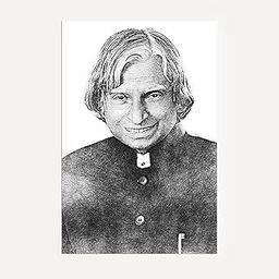Ignited Minds, Inspired Nation - Dr.Kalam 12 * 8 inch size MDF board for living room and office decor with double side gumming tape on backside-image-87