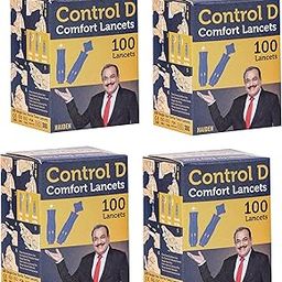 Control D Glucometer round Comfort Blood Lancet 400 Pieces, Blue Round Comfort Lancet Needle, Round Glucometer Lancets-16