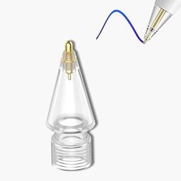 Crysendo Transparent APL Pencil Tip for APL Pencil 1st & 2nd Generation | Wear-Resistant, Precise Control APL Pencil Tip Replacement | Gold Plated Stainless Steel Metal APL Pencil Nibs (1pc)-image-13