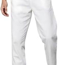 Nanda textiles Unisex Cotton Drawstring Trousers, Casual Fit, White, Elastic Waist Men's Regular Fit Mid Rise Casual Style Pure Cotton Pyjama Bottom-image-38
