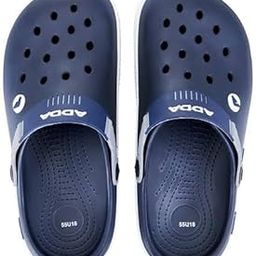 Navigator-3 || Durable & Comfortable || EVA Sole || Lightweight || Fashionable || Super Soft || Outdoor Clogs|| Navy & White ||Stylish & Anti-Skid| Waterproof & Everyday Use Mules for Gents/Boys-image-7