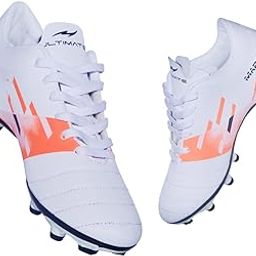 Synthetic White Turf and Hardground TPU Dual Color Sole Football Studs Shoes for Men (Size 4 to 10)-image-64