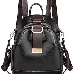 PU Leather Shoulder Backpack For Women's-9