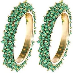 Jewellery Bangles for women Pearl Gold Plated Bangles for Women and Girls-image-30