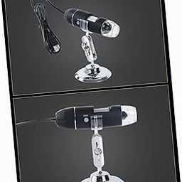 Gadpiparty Digital Microscope 1600x High Resolution Magnifying Glasses with Led Lights Wide Application Scope-image-48