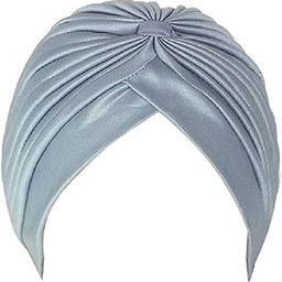 Twisted Pleated Readymade Polyester Turbans/Pagri Cap for Women�s-image-36