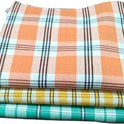 Cotton Colors Khadi Cotton bath towels Manufacturing 30* 60 inches (Pack of 3).Large Size Pure Cotton Multi Colour Towels Suitable for All Men and Women _SA12017-image-75
