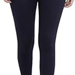 Women's Slim Fit Ankle Length Super Combed Bio Washed Cotton Lycra 4 Way Stretchable Tailared Cut Solid Colour Leggings-image-6