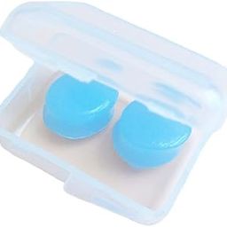 Soft Reusable Moldable Silicone Noise Cancelling Earplugs, Sound Blocking, Earplugs With Case for Swimming, Concert (Sky Blue)-18