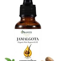 Praviti's Jamalgota Hair Growth Oil | Ayurvedic Hairs Growth Oil | With Amla, Camphor, Rosemary, Jatamansi & Bhringraj - 30ml-picture-6