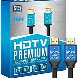 atdaraz 4K High Speed HDMI Cable “Ultra”- HDMI 2.0 -Gold Plated-High Speed Data 18Gbps, 3D, 4K, HD 2160p (25 Meters)-image-22