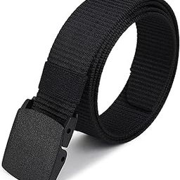LC Nylon fabric Belt for Men's, Plastic flap buckle,Free Size,Fit's Upto 42 Inches-40