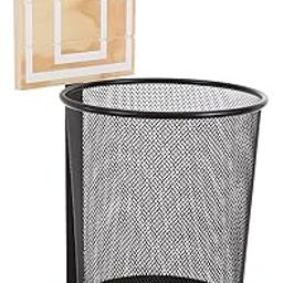 Basketball Trash Can, Hoop Wastebasket, Waste Basket Ball Trashcan, 19ââ‚¬Âx10ââ‚¬Â, Brown, Wood, Wastepaper Bin, Boys Bedroom Rim Trashcans, Kids Room, Mini Backboard with Net, Paper Goal Hoops | Houseables-image-49
