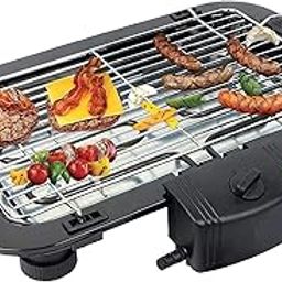 7Seas Barbecue for Home 2000W Barbeque Grill Grilling Set Machine Charcoal Electric Dual-Purpose Household Outdoor Multi-Function Double Electric Oven(1Pcs)(Black)-picture-16