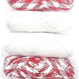 MB Men's and Women's Cotton and Polyester DORI Strings for Ethnic Indian Dresses; Pyjama; Lehenga; Saree Petticoat.(25 m; Red Colour & White Colour ) Pack of 4-18