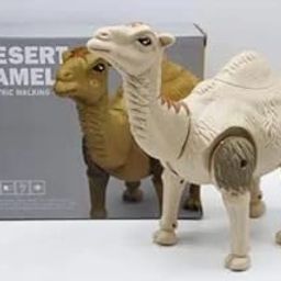 Coracy Battery-Operated Walking Camel Toy for Kids – Realistic Moving Legs, Flashing Lights & Fun Animal Sounds | Interactive Desert Animal Toy (Multicolor)-image-8