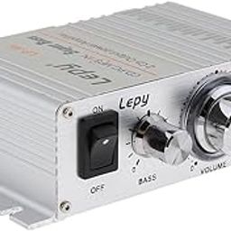 Lepy Hifi Stereo Power Digital 2x15W 2 Channel Amplifier with 3.5mm Audio Input for iPhone Computer MP3-26