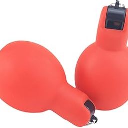 CALANDIS™ 2Pcs Hand Squeeze Whistles Coaches Whistles for Home School Coaches Referees Red | Safety Whistles | Emergency Gear | & Hiking | Outdoor Sports-image-87