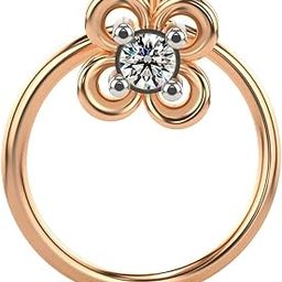Sterling Silver & Certified Lab Grown Diamond 0.02cts | Nosepin For Women/Girls | Stylish & Elegant | VGNP0001A-31