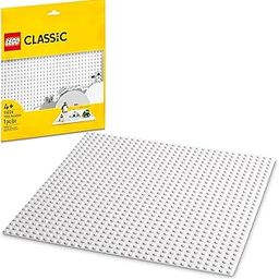 LEGO Classic White Baseplate 11026 Building Toy Set for Preschool Kids, Boys, and Girls Ages 4+ (1 Piece)-18