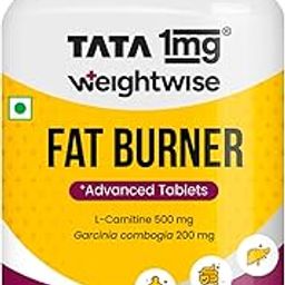 Tata 1mg Weightwise Fat Burner for Weight Loss with L-Carnitine, Garcinia Cambogia & Green Coffee Extract | Weight Management Supplement for Men & Women | 60 Veg Tablets-28