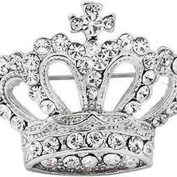 Lr Decor Bazaar Boho Victoria King Queen Crown Crystal Brooch Pin Silver Wedding Xmas Jewelry & Watches | Fashion Jewelry | Pins & Brooches Accessory for party or performance-image-28