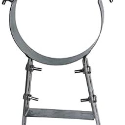 Chimney Pipe Wall Strap Split Ring Hanger Outdoor Indoor Chimney Pipe Holder Dia 18cm-image-10