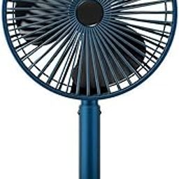 Electric Fan: Portable, Foldable & Height Adjustable for Travel, Silent Table Top Personal Fan for Bedside & Office, Compact Battery-Operated Quiet Cooling Desk Fan for Home-image-25
