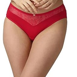 Women's Mid Rise Medium Coverage Lacy Brief Panty-picture-16